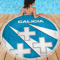 Galicia Flag Beach Blanket Autonomous Community of Spain - Wonder Print Shop