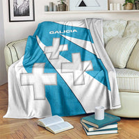 Galicia Flag Blanket Autonomous Community of Spain - Wonder Print Shop