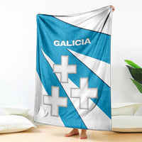 Galicia Flag Blanket Autonomous Community of Spain - Wonder Print Shop