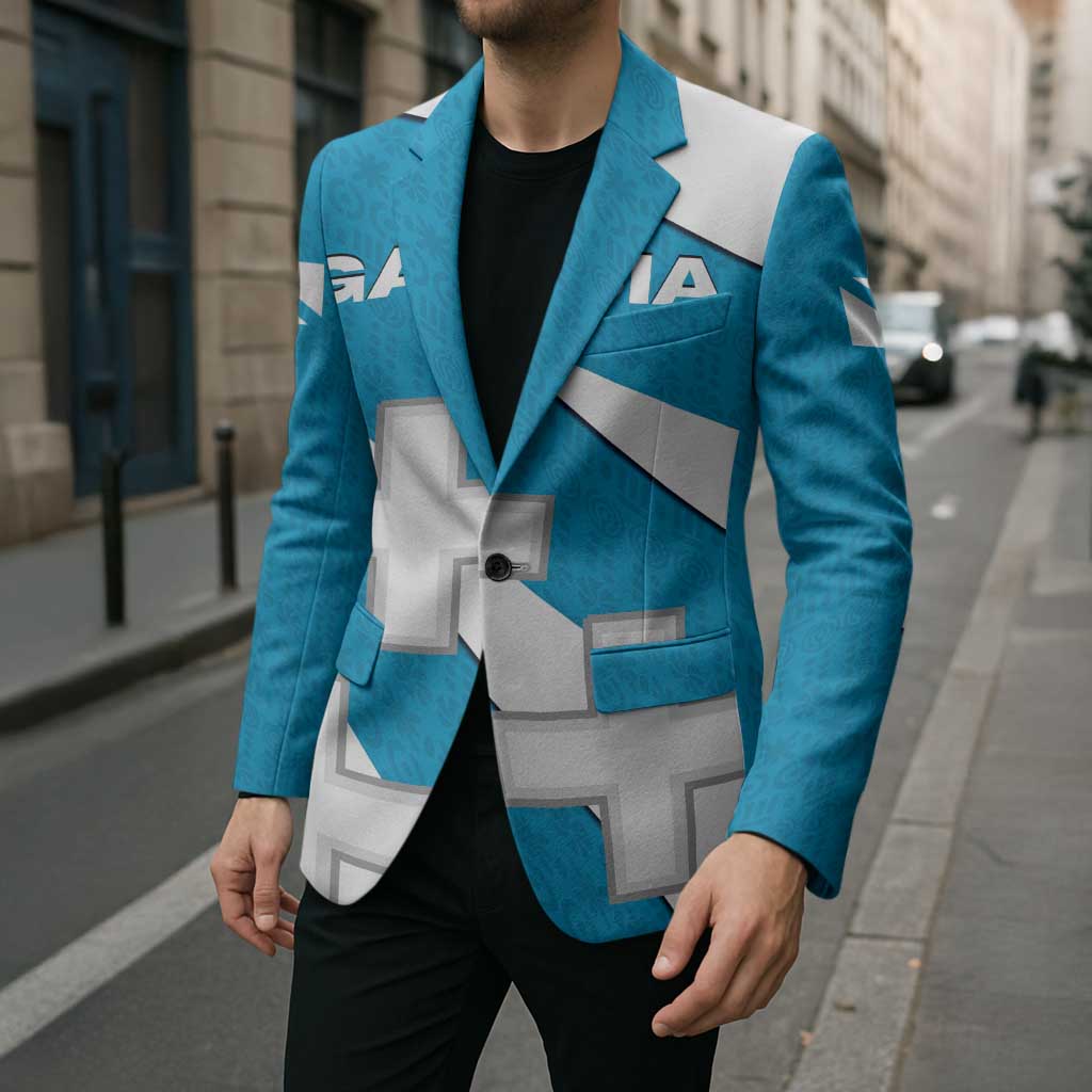 Galicia Flag Blazer Autonomous Community of Spain - Wonder Print Shop