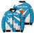 Galicia Flag Bomber Puffer Jacket Autonomous Community of Spain - Wonder Print Shop