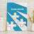 Galicia Flag Canvas Wall Art Autonomous Community of Spain - Wonder Print Shop