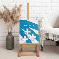 Galicia Flag Canvas Wall Art Autonomous Community of Spain - Wonder Print Shop