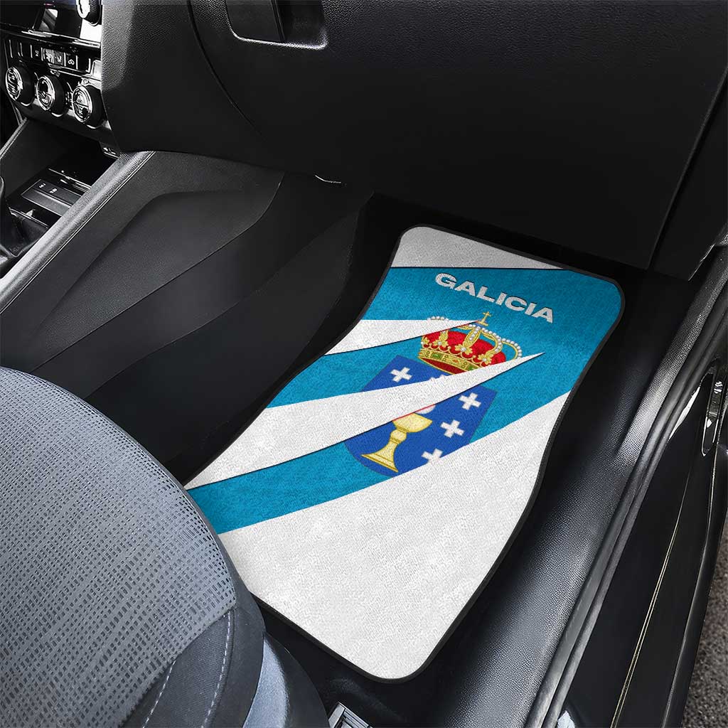 Galicia Flag Car Mats Autonomous Community of Spain - Wonder Print Shop