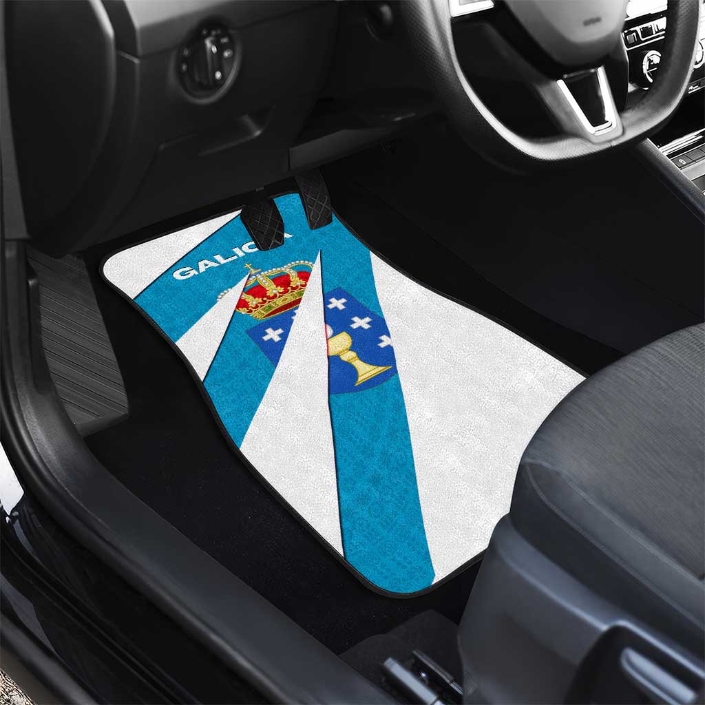 Galicia Flag Car Mats Autonomous Community of Spain - Wonder Print Shop