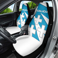 Galicia Flag Car Seat Cover Autonomous Community of Spain - Wonder Print Shop