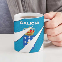 Galicia Flag Ceramic Mug Autonomous Community of Spain - Wonder Print Shop