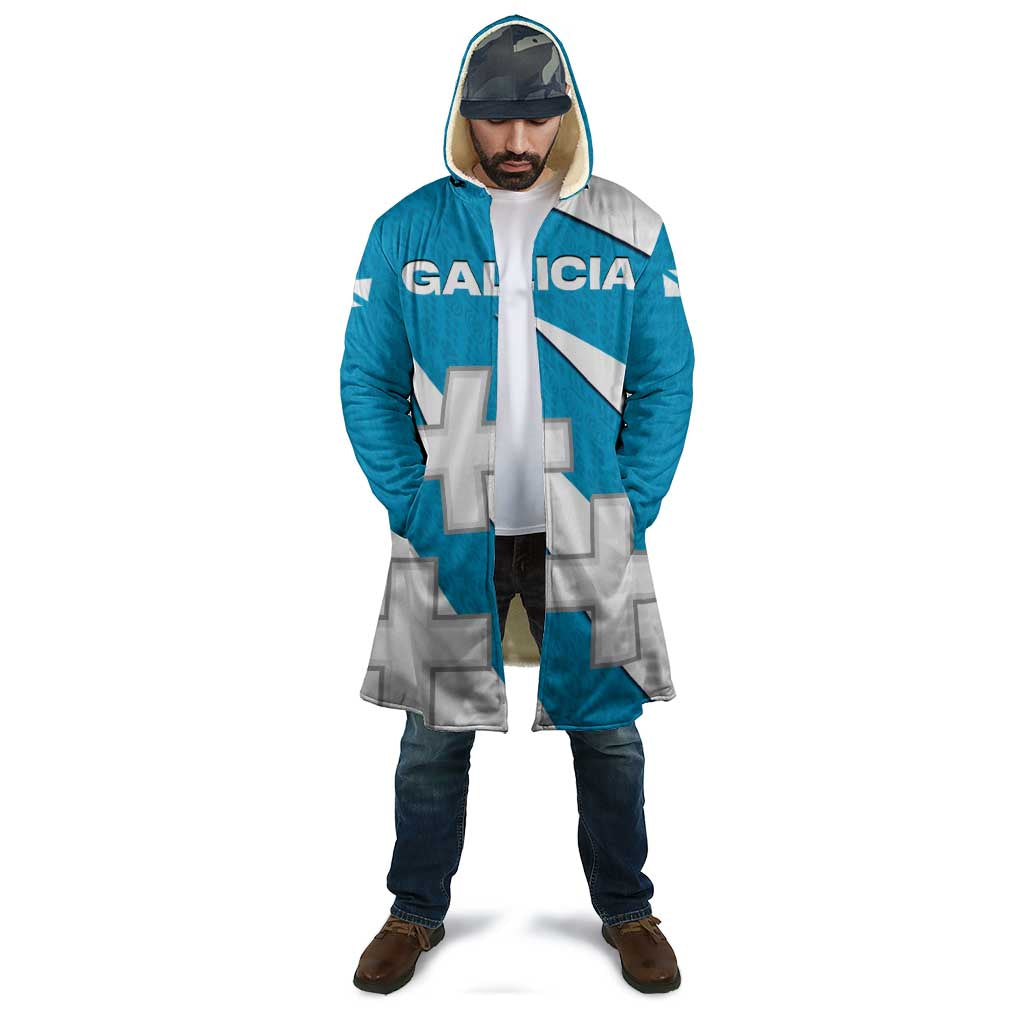 Galicia Flag Cloak Autonomous Community of Spain - Wonder Print Shop