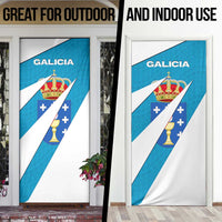 Galicia Flag Door Cover Autonomous Community of Spain - Wonder Print Shop