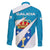 Galicia Flag Family Matching Summer Maxi Dress and Hawaiian Shirt Autonomous Community of Spain - Wonder Print Shop