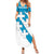 Galicia Flag Family Matching Summer Maxi Dress and Hawaiian Shirt Autonomous Community of Spain - Wonder Print Shop