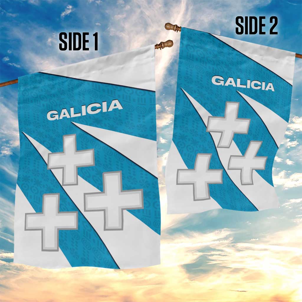 Galicia Flag Garden Flag Autonomous Community of Spain - Wonder Print Shop
