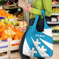 Galicia Flag Grocery Bag Autonomous Community of Spain - Wonder Print Shop