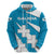 Galicia Flag Hoodie Autonomous Community of Spain - Wonder Print Shop