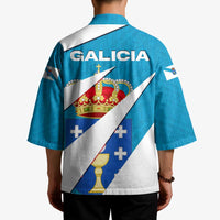 Galicia Flag Kimono Autonomous Community of Spain - Wonder Print Shop