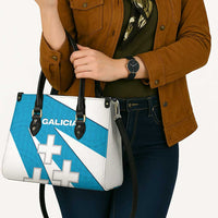 Galicia Flag Leather Bag Autonomous Community of Spain - Wonder Print Shop
