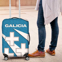 Galicia Flag Luggage Cover Autonomous Community of Spain - Wonder Print Shop