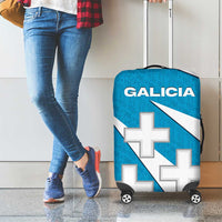 Galicia Flag Luggage Cover Autonomous Community of Spain - Wonder Print Shop