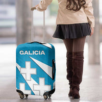 Galicia Flag Luggage Cover Autonomous Community of Spain - Wonder Print Shop