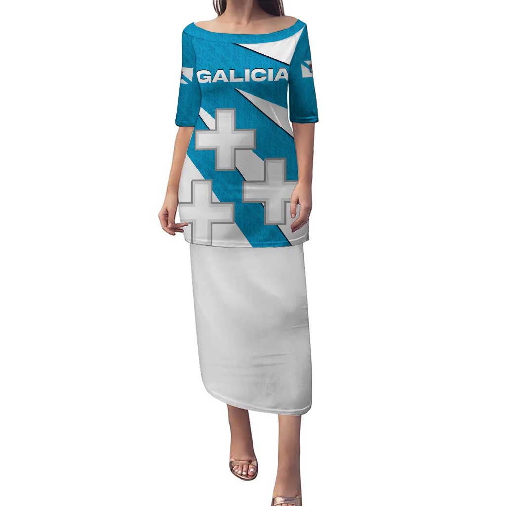 Galicia Flag Puletasi Autonomous Community of Spain - Wonder Print Shop