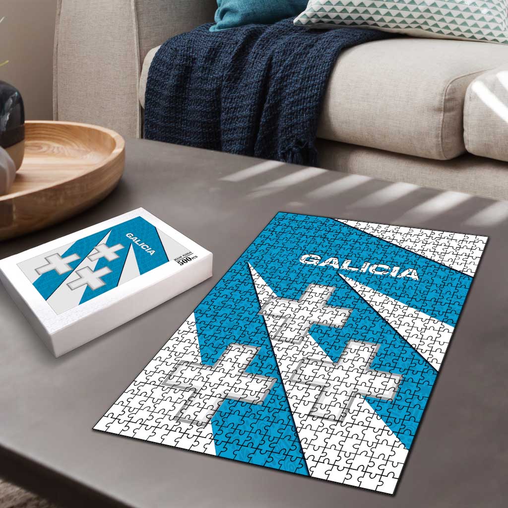 Galicia Flag Puzzle Autonomous Community of Spain - Wonder Print Shop