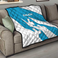 Galicia Flag Quilt Autonomous Community of Spain - Wonder Print Shop