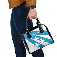 Galicia Flag Shoulder Handbag Autonomous Community of Spain - Wonder Print Shop