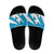 Galicia Flag Slide Sandals Autonomous Community of Spain - Wonder Print Shop