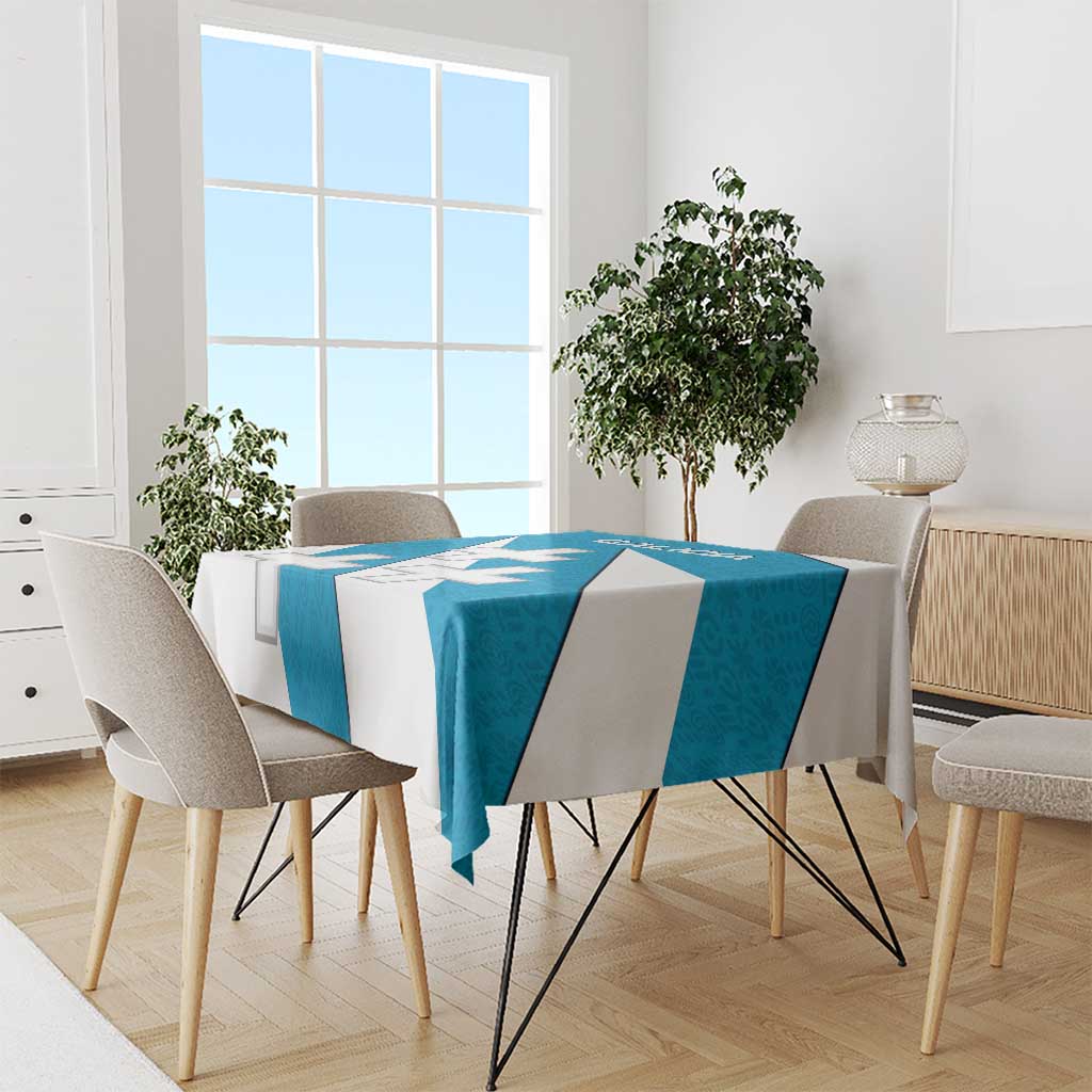 Galicia Flag Tablecloth Autonomous Community of Spain - Wonder Print Shop