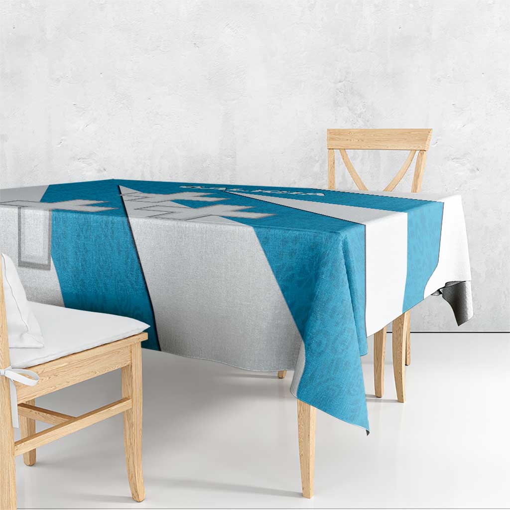 Galicia Flag Tablecloth Autonomous Community of Spain - Wonder Print Shop