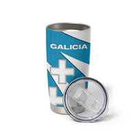 Galicia Flag Tumbler Cup Autonomous Community of Spain - Wonder Print Shop