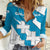 Galicia Flag Women Casual Shirt Autonomous Community of Spain - Wonder Print Shop