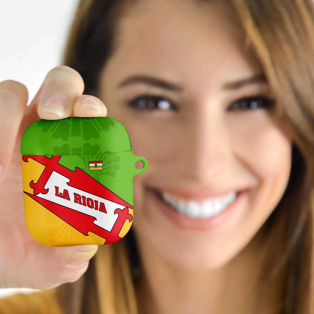 La Rioja Flag AirPods Case Autonomous Community of Spain - Wonder Print Shop