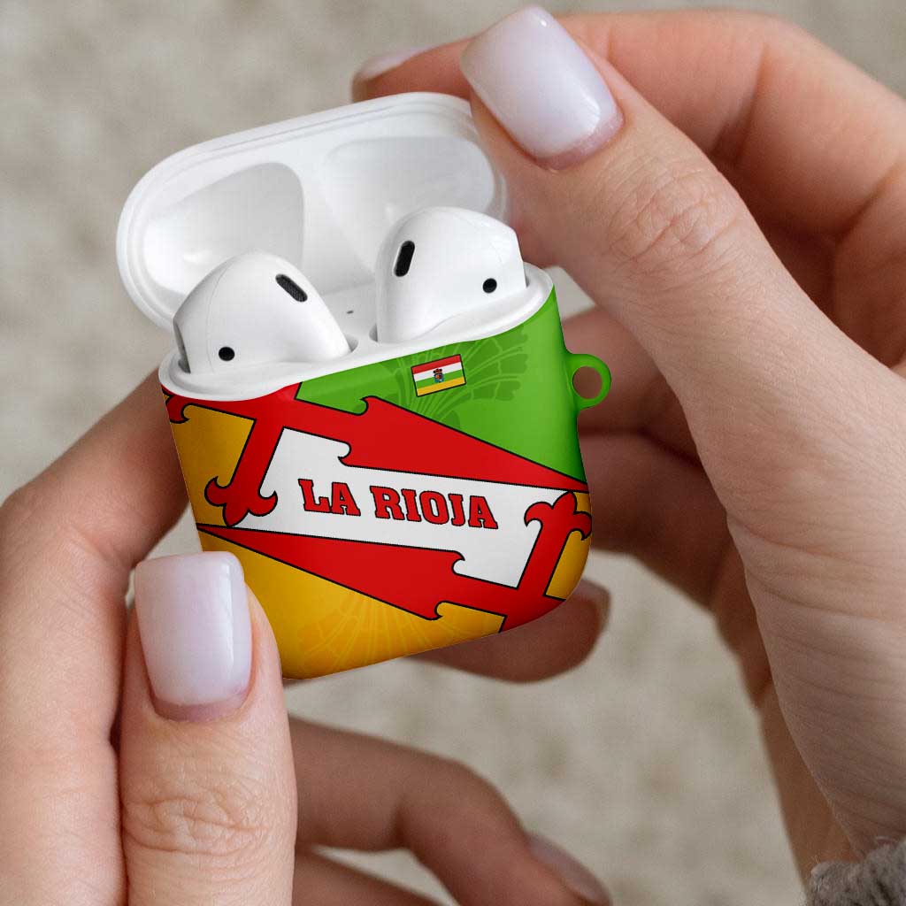 La Rioja Flag AirPods Case Autonomous Community of Spain - Wonder Print Shop