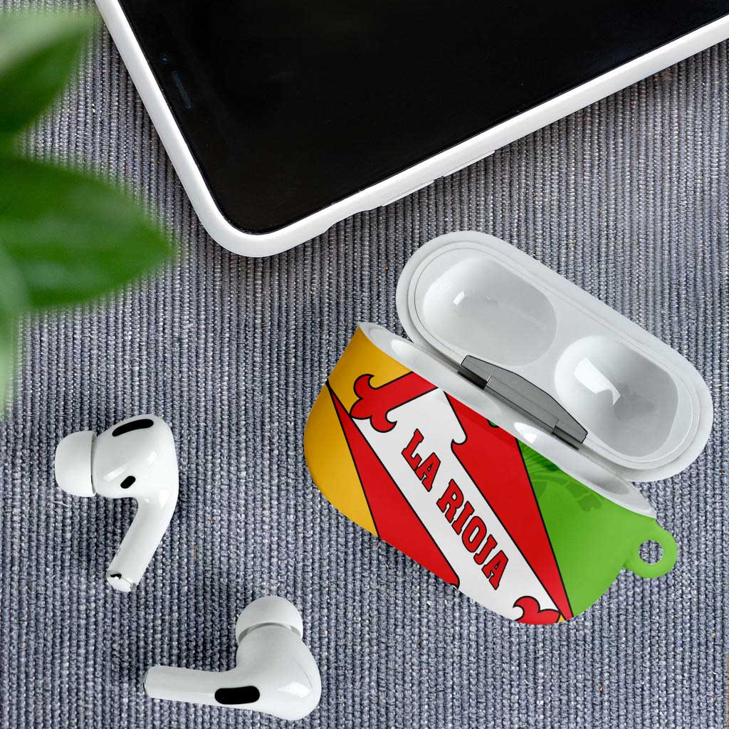 La Rioja Flag AirPods Case Autonomous Community of Spain - Wonder Print Shop