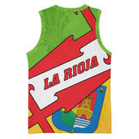 La Rioja Flag Basketball Jersey Autonomous Community of Spain - Wonder Print Shop