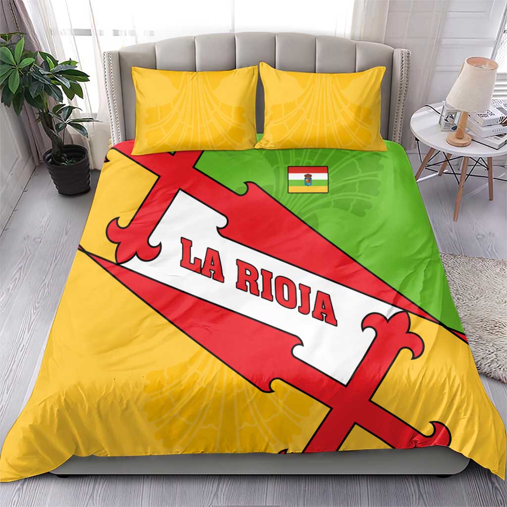 La Rioja Flag Bedding Set Autonomous Community of Spain - Wonder Print Shop