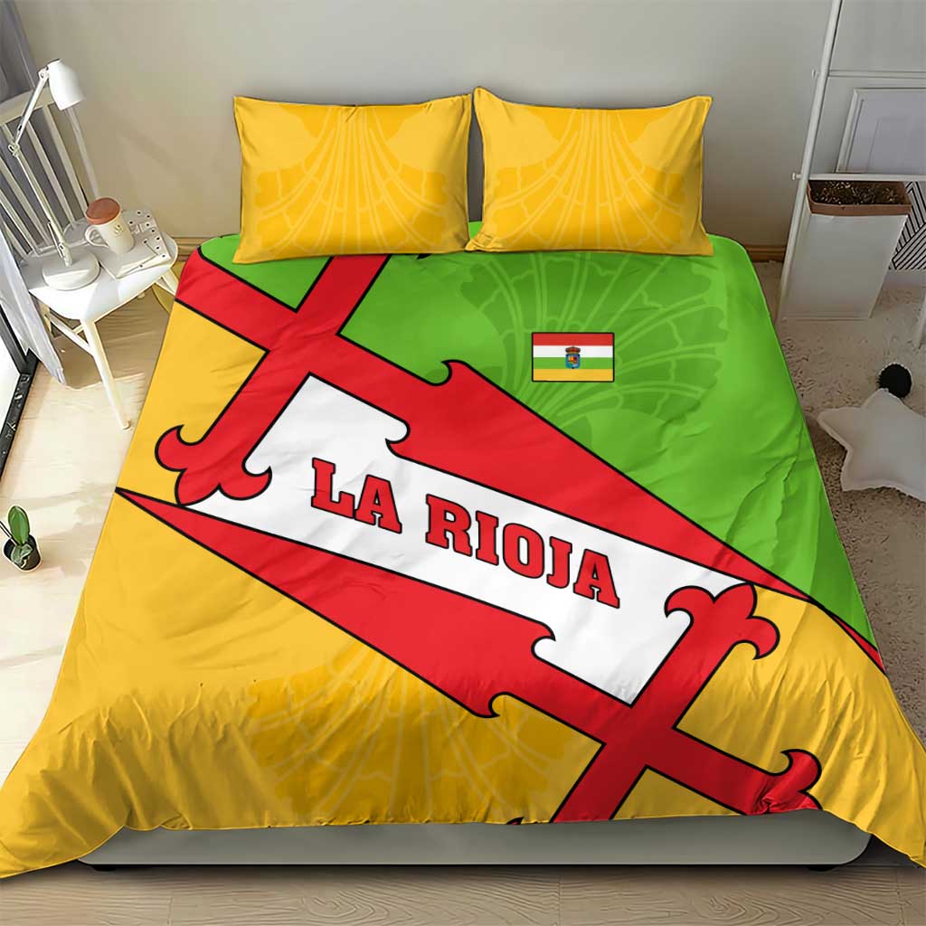 La Rioja Flag Bedding Set Autonomous Community of Spain - Wonder Print Shop