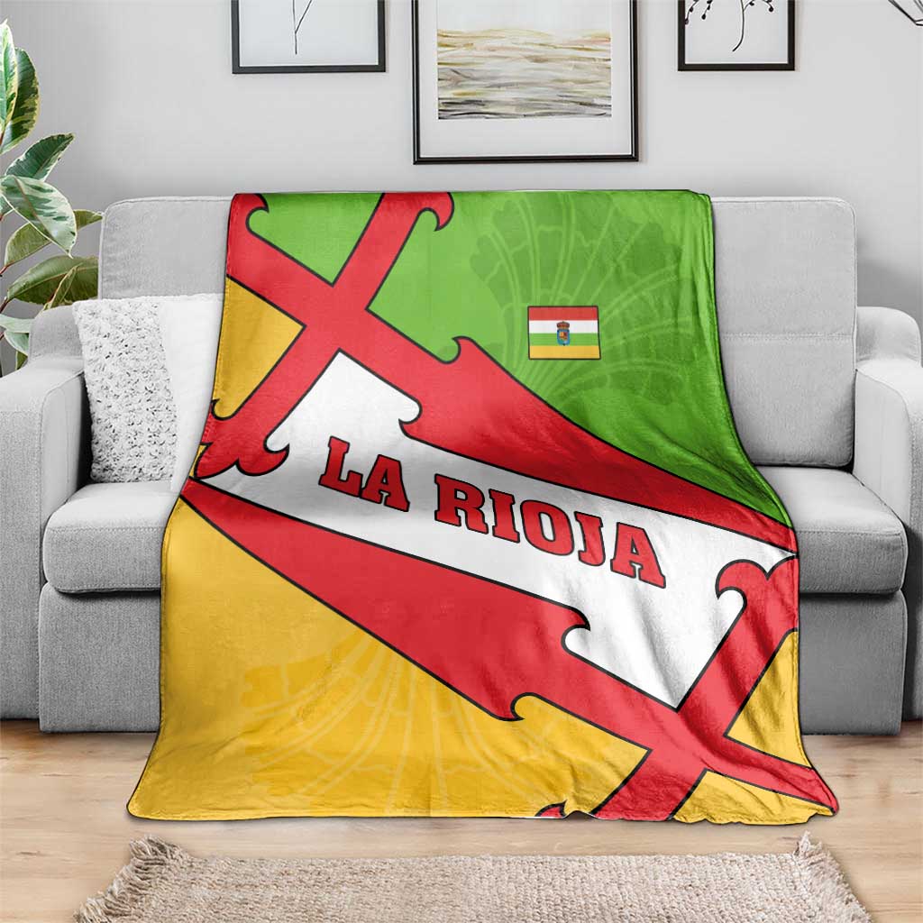 La Rioja Flag Blanket Autonomous Community of Spain - Wonder Print Shop