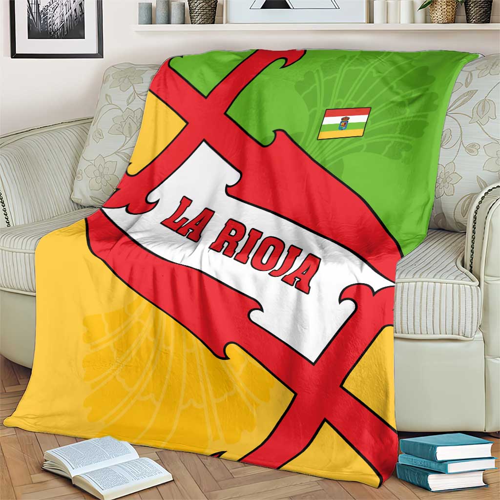 La Rioja Flag Blanket Autonomous Community of Spain - Wonder Print Shop