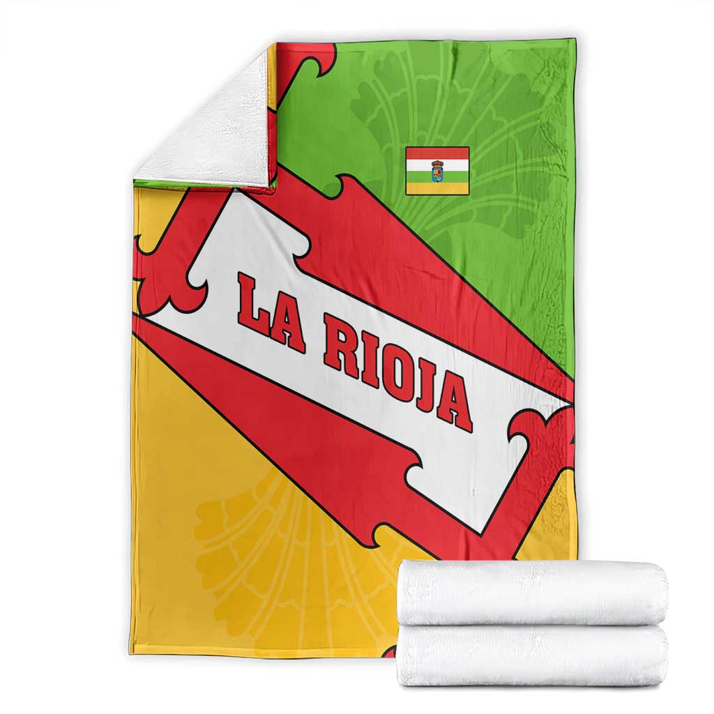 La Rioja Flag Blanket Autonomous Community of Spain - Wonder Print Shop
