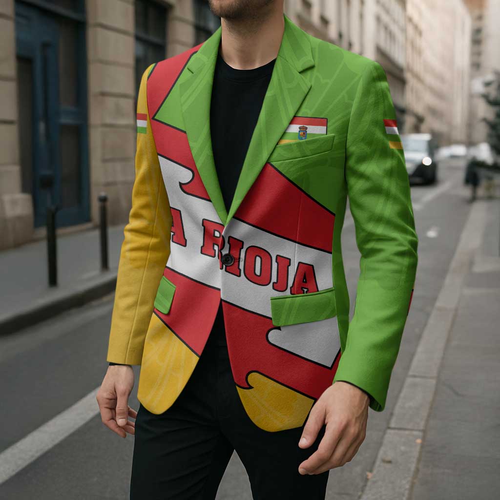 La Rioja Flag Blazer Autonomous Community of Spain - Wonder Print Shop
