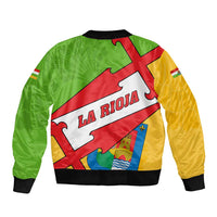 La Rioja Flag Bomber Jacket Autonomous Community of Spain - Wonder Print Shop