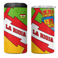 La Rioja Flag 4 in 1 Can Cooler Tumbler Autonomous Community of Spain - Wonder Print Shop