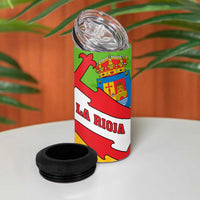 La Rioja Flag 4 in 1 Can Cooler Tumbler Autonomous Community of Spain - Wonder Print Shop