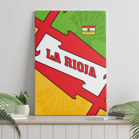 La Rioja Flag Canvas Wall Art Autonomous Community of Spain - Wonder Print Shop