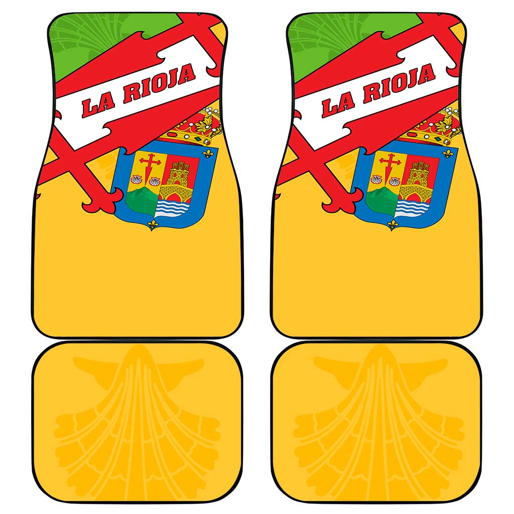 La Rioja Flag Car Mats Autonomous Community of Spain - Wonder Print Shop