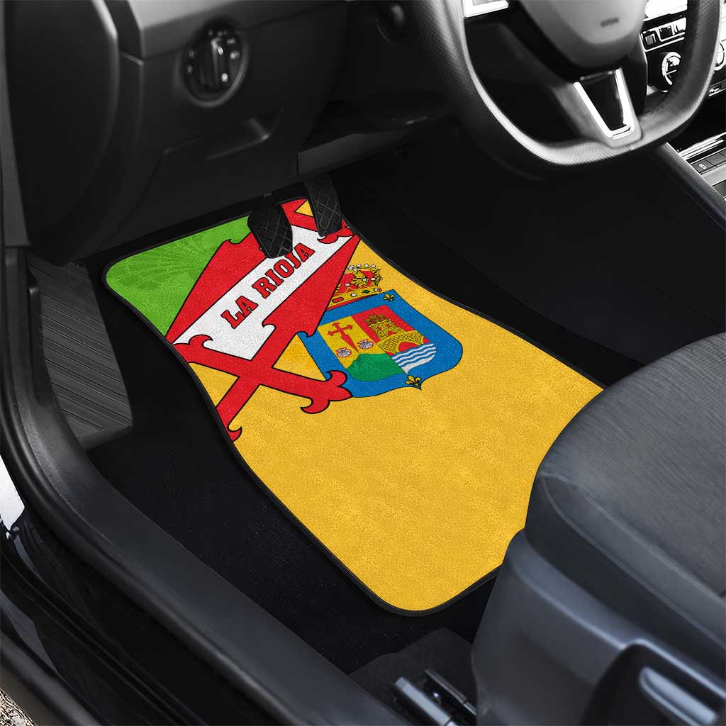 La Rioja Flag Car Mats Autonomous Community of Spain - Wonder Print Shop
