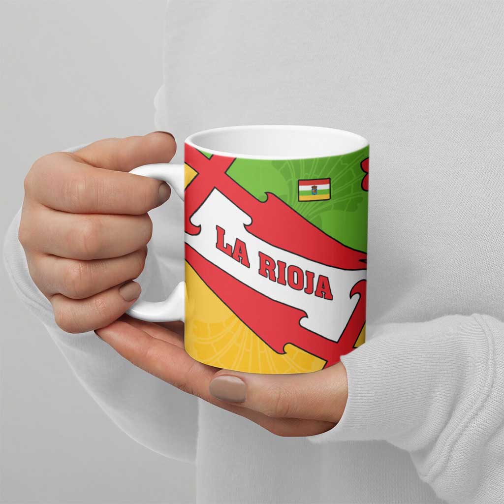 La Rioja Flag Ceramic Mug Autonomous Community of Spain - Wonder Print Shop