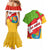 La Rioja Flag Couples Matching Mermaid Dress and Hawaiian Shirt Autonomous Community of Spain - Wonder Print Shop